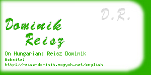 dominik reisz business card